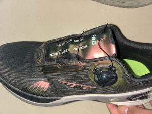 Stylish Black &amp; Gold Sports Shoes