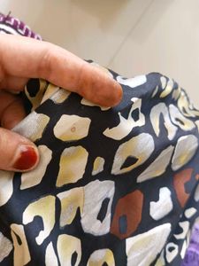 Stylish Strapless Animal Print Dress