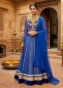 💙✨Royal Blue Lehenga Set