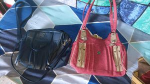 Chic Handbags - Red and Blue 2combo