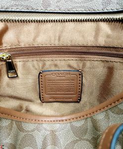 COACH* *SIGNATURE MONOGRAM CITY TOTE BAG*