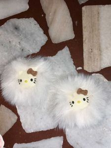 Cute Hello Kitty Hair Clips and fur clip