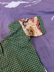 Vintage Batik Print Top