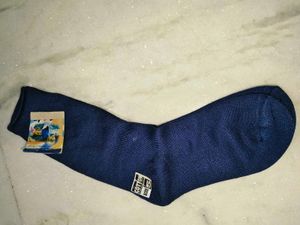 Navy Blue Cotton Socks