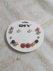 Assorted Stud Earrings Set