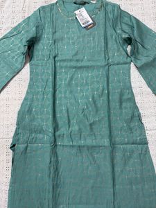 Branded Turquoise Kurta-By Shree