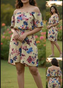 Floral Print Jumpsuit