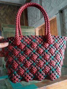 Handmade Woven tiffin Bag