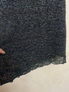 Sparkly Black Sleeveless Top