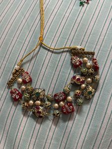 natural beads neck set