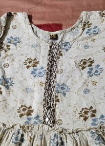 Floral Tiered short Kurta