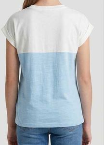 Trendy Blue &amp; White "WINNER" Graphic Tee