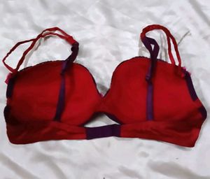 Red &amp; Purple Bra
