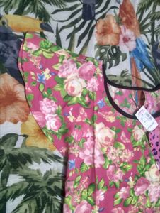 Vibrant Floral Print Top
