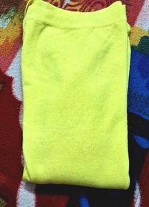 Lemon Wide Shoulders Sweater