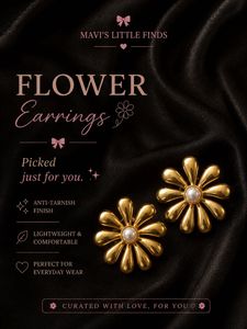 Gold Flower Necklace