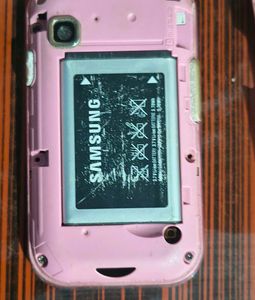 Pink Samsung Feature Phone