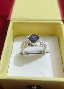 Royal Ring for gents pure silver # fixed price