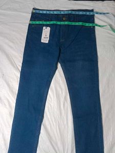Dark Blue Denim Jeans