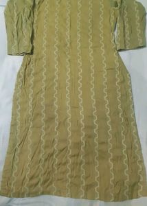 Embroidered Kurti with Mirror Work