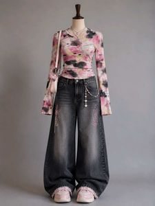 Tie-Dye Long Sleeve Top