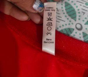 Red Long Sleeve Top