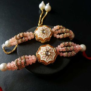 Beaded Bracelet Rakhi Set