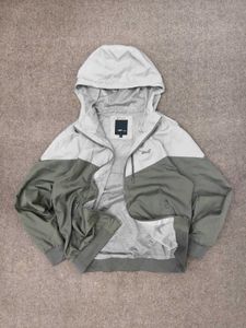 Men's Color Block Hooded Jacket