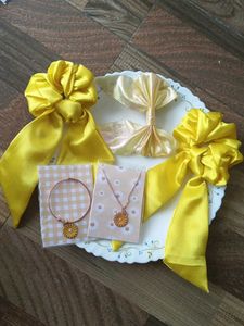 yellow colour new combo accessories
