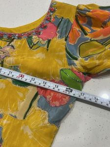 Floral Yellow Maxi Dress