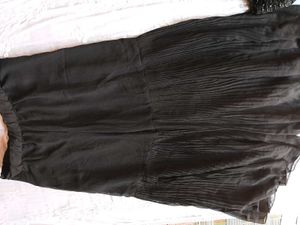 Embellished Black colour party wear dress