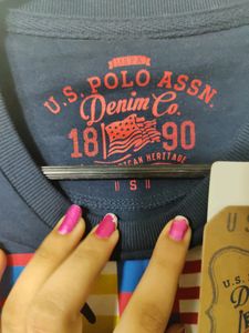 Us polo Men's Casual Tshirt. New With Tag. Good