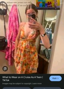16254. Floral Print Tiered Mini Dress