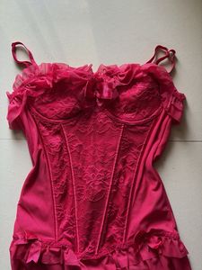 Pink Lace Corset