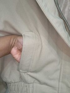 Neutral Cropped Jacket