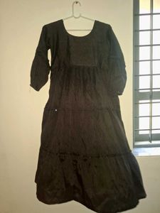 Elegant Black layered Dress🖤
