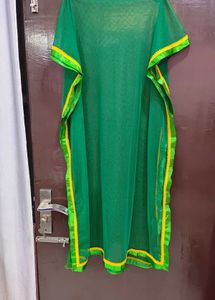 Bottle Green Duppata (New Without Tag)