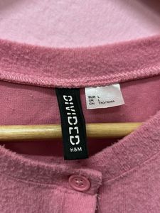 Pink Cardigan - Stylish Layer