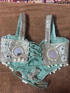 Embellished padded Sea Shell ethic blouse