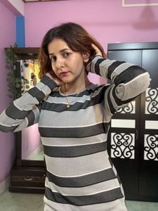 Striped Long Sleeve Top