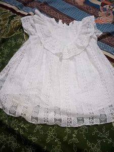 White Lace Dress for Girls