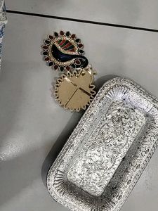 Haldi Kumkum Box And Tray