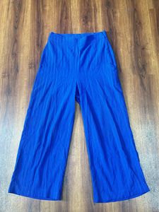 High waist Vero moda xs size blue pant side zip