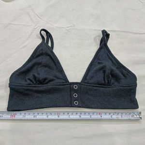 ❤️‍🔥 Ribbed Black Sports Bra