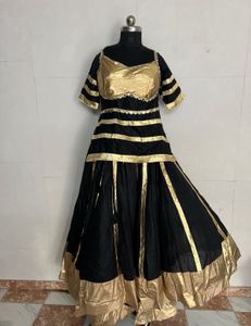 Black & Gold Lehenga Choli