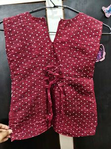 Maroon Embroidered Rajasthani Lehenga Set