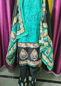 Suit Designer Printed Kurta Shalwar Dupatta