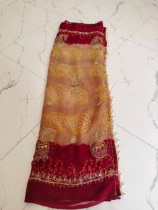 Elegant Bandhani Saree
