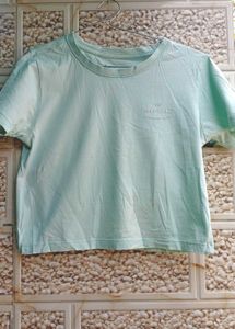 Light Green Basic T-Shirt