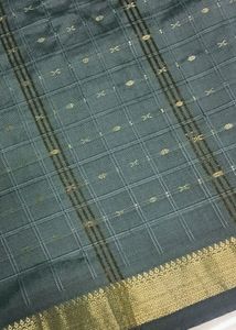 New Silk Gray Saree 💐